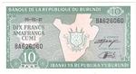 Burundi 33d banknote front
