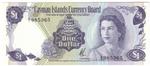 Cayman Islands 1a banknote front
