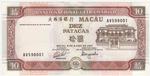 Macao 65a banknote front