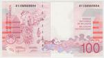Belgium 147a banknote back
