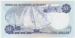 Bermuda 28c banknote back