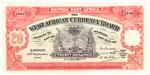 British West Africa 8x banknote front