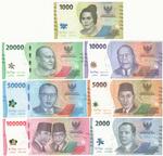 Indonesia New (7pcs) banknote front
