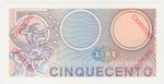 Italy 94s banknote back