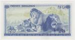 Kenya 13b banknote back
