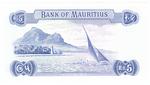 Mauritius 30c banknote back