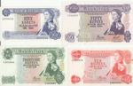 Mauritius 30c-33c banknote front