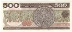 Mexico 79a banknote back