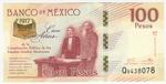 Mexico 130 banknote front