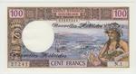 New Hebrides 18c banknote front