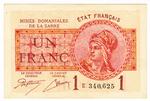 Saar 2 banknote front