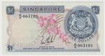 Singapore 1a banknote front