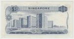 Singapore 1a banknote back