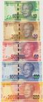 South Africa 133 to 137 banknote front