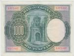 Spain 70a banknote back