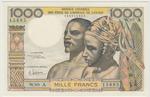 West African States 103Af banknote front